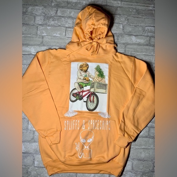 EVOLVE: SPLIFFS & SPACESHIPS CUSTOM HOODIE (UNISEX) - Picture 2 of 8